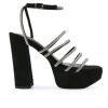 Platform Heels * | Best Sale Women'S London Rag Trick Platform Dress Sandals Black