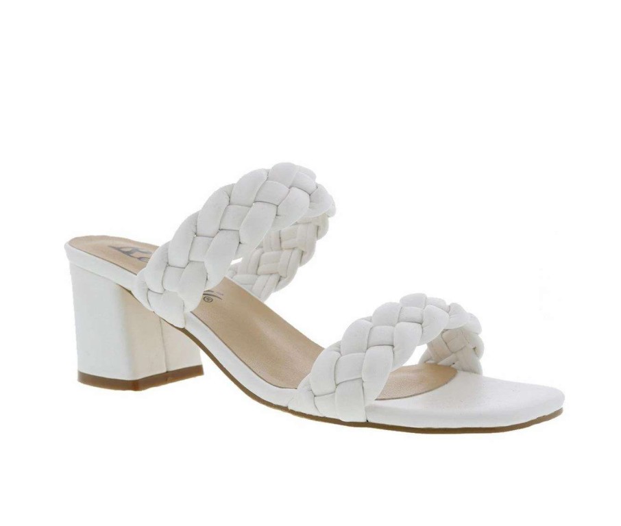 Heeled Sandals * | Best Pirce Women'S Bellini Fuss Dress Sandals White