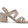 Heeled Sandals * | Outlet Women'S Rag & Co Mon-Lapin Dress Sandals Nude