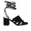 Heeled Sandals * | Best Sale Women'S Journee Collection Sevyn Dress Sandals Black