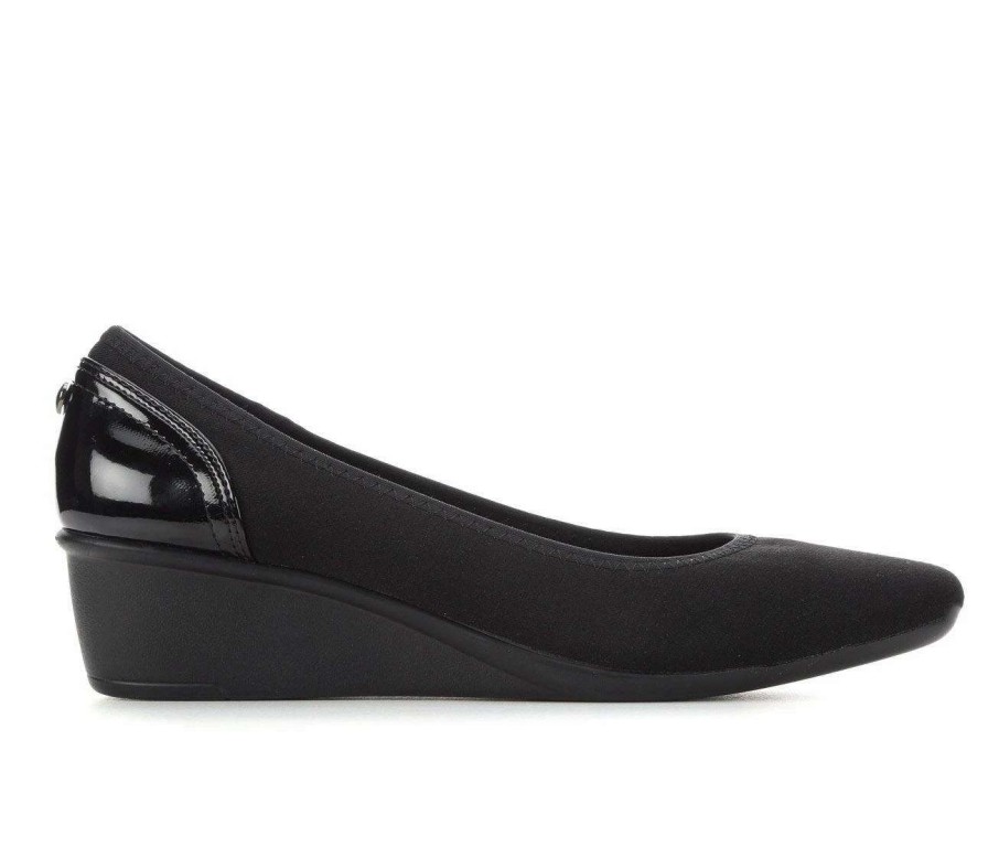 Wedge Heels * | Best Sale Women'S Anne Klein Malani Wedges Black