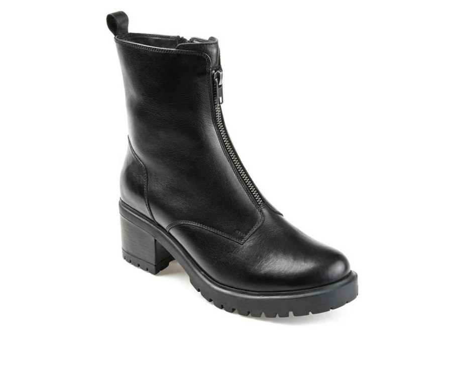 Heeled Boots * | Promo Women'S Journee Signature Norrah Heeled Booties Black