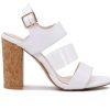 Heeled Sandals * | Hot Sale Women'S London Rag Alisha Dress Sandals White