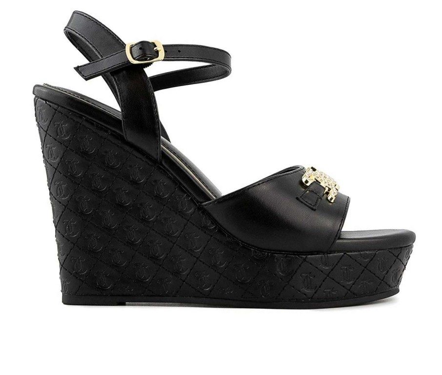 Wedge Heels * | Flash Sale Women'S Juicy Harlowe Wedges Black