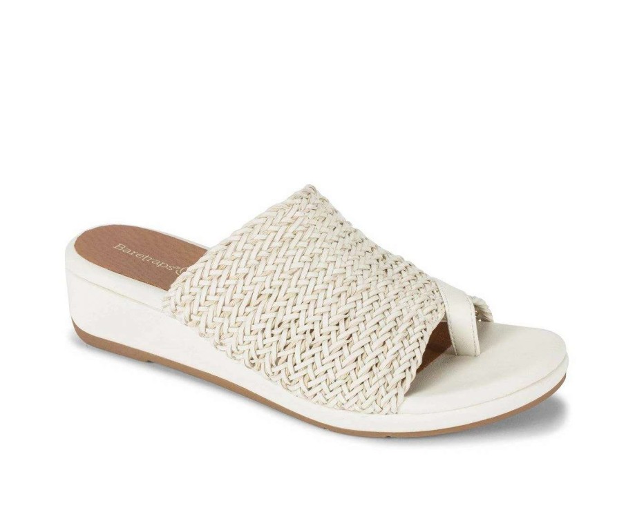 Wedge Sandals * | Top 10 Women'S Baretraps Abey Slip-Resistant Sandals Cream