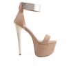 Platform Heels * | Brand New Women'S London Rag Cosmo Girl Platform Stilettos Latte