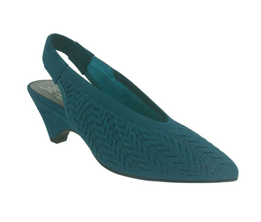 Wedge Heels * | Hot Sale Women'S Impo Elaira Wedge Pumps Peacock