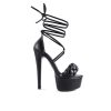 Platform Heels * | Best Pirce Women'S London Rag Tw Platform Stiletto Sandals Black