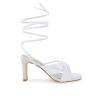 Heeled Sandals * | Outlet Women'S London Rag Chasm Dress Sandals White