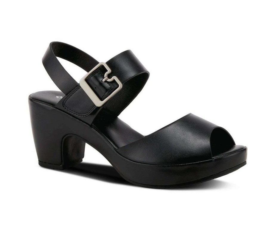 Heeled Sandals * | Flash Sale Women'S Patrizia Emila Dress Sandals Black