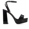 Platform Heels * | Best Pirce Women'S Y-Not Lorii Platform Dress Sandals Black Patent