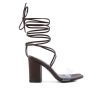 Heeled Sandals * | Best Deal Women'S London Rag High Cult Dress Sandals Espresso