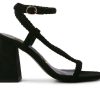 Heeled Sandals * | Best Pirce Women'S London Rag Smoosh Dress Sandals Black