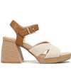 Heeled Sandals * | Brand New Women'S Dr. Scholls Mariah Peep Toe Platform Sandals Light Brown