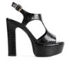 Platform Heels * | Promo Women'S Rag & Co Croft Platform Dress Sandals Black