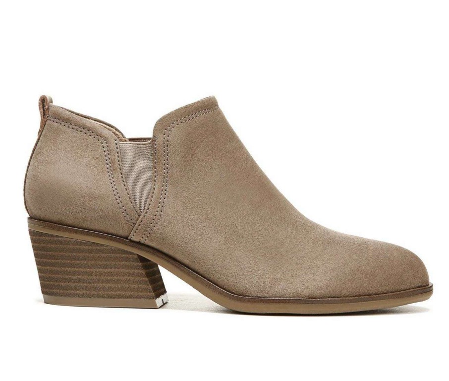 Ankle Boots And Booties * | Best Reviews Of Women'S Dr. Scholls Laurel Heeled Booties Wood Brown