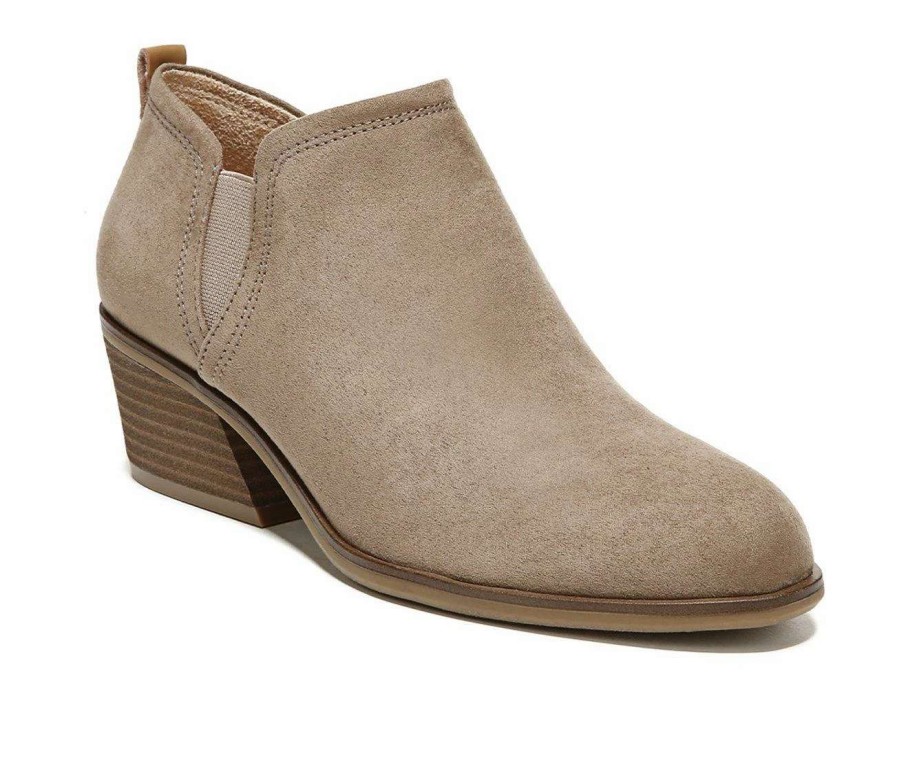 Ankle Boots And Booties * | Best Reviews Of Women'S Dr. Scholls Laurel Heeled Booties Wood Brown