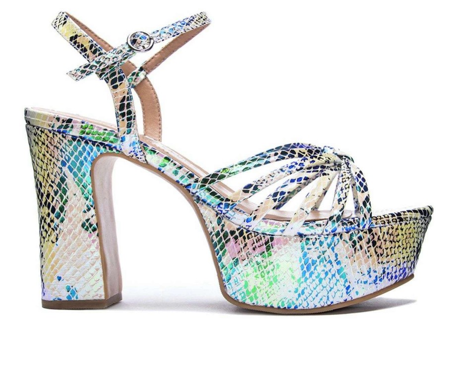 Heeled Sandals * | Best Pirce Women'S Chinese Laundry Doll Platform Heels Opal Multi