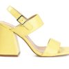 Heeled Sandals * | Brand New Women'S Journee Collection Adras Dress Sandals Yellow