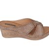 Wedge Sandals * | Best Reviews Of Women'S Gc Shoes Gisele Wedge Sandals Bronze