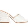 Block Heels * | Top 10 Women'S Journee Collection Leslee Dress Sandals White