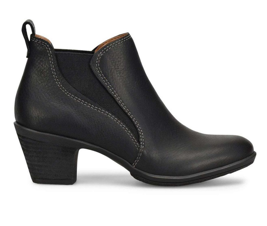 Ankle Boots And Booties * | Best Pirce Women'S Comfortiva Bailey Heeled Booties Black