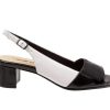 Heeled Sandals * | Hot Sale Women'S Trotters Monique Dress Sandals White/Black