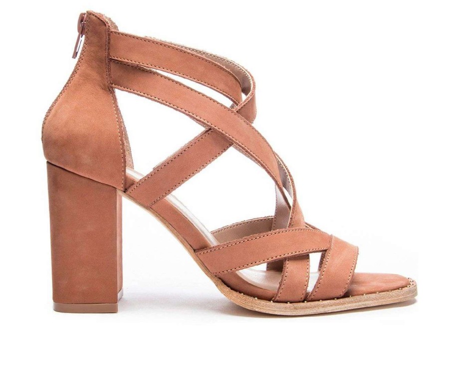 Heeled Sandals * | Best Deal Women'S Chinese Laundry Shawnee Dress Sandals Mocha