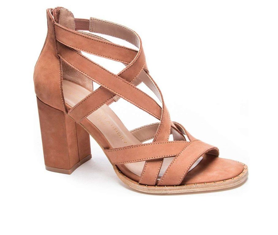 Heeled Sandals * | Best Deal Women'S Chinese Laundry Shawnee Dress Sandals Mocha