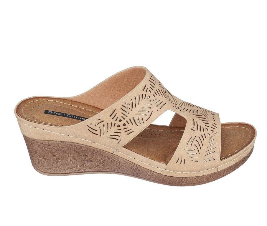 Wedge Sandals * | Top 10 Women'S Gc Shoes Drift Wedge Sandals Gold