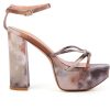 Platform Heels * | Best Deal Women'S London Rag Prisma Platform Dress Sandals Latte