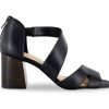 Heeled Sandals * | Best Pirce Women'S Bella Vita Korrine Dress Sandals Black Leather