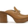 Block Heels * | Best Deal Women'S Franco Sarto Katra Clog Platform Block Heels Caramel