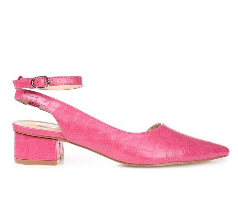 Block Heels * | Discount Women'S Journee Collection Keefa Pumps Magenta