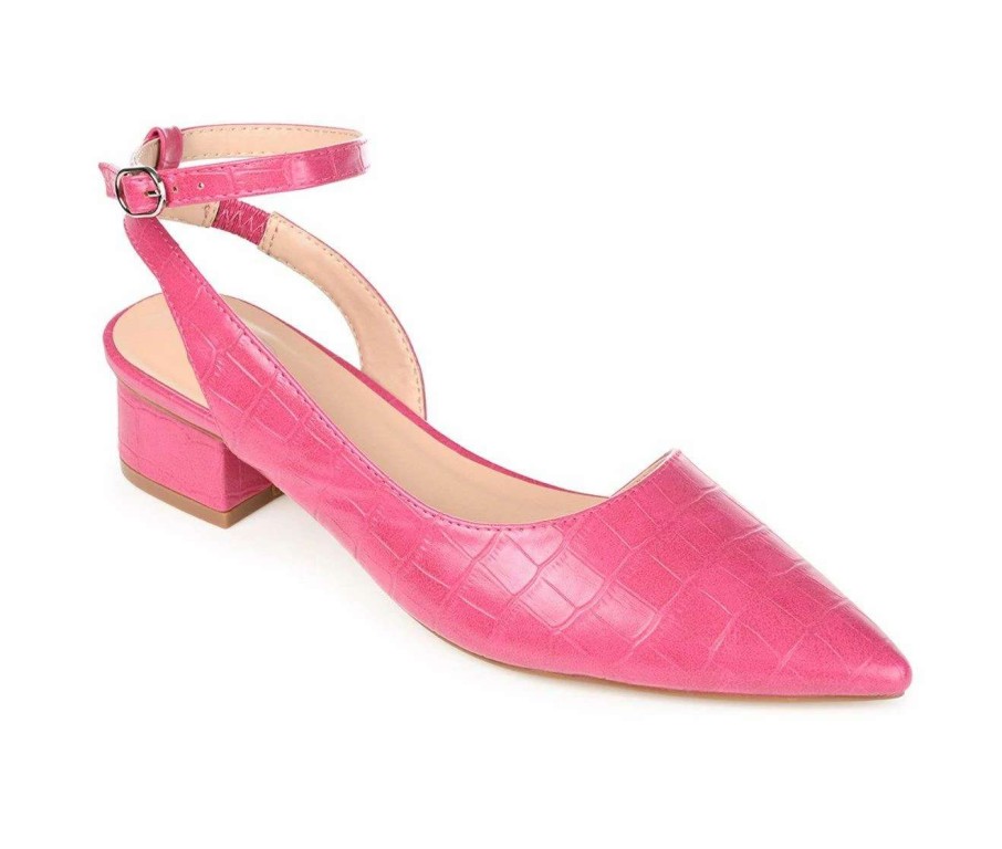 Block Heels * | Discount Women'S Journee Collection Keefa Pumps Magenta