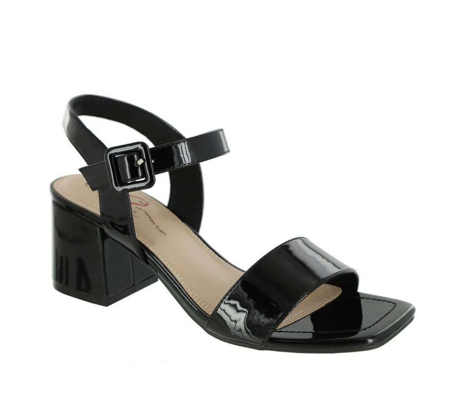 Heeled Sandals * | Promo Women'S Mia Amore Rosaly Dress Sandals Black