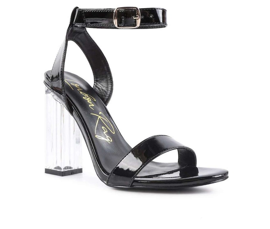 Heeled Sandals * | Top 10 Women'S London Rag Poloma Dress Sandals Black