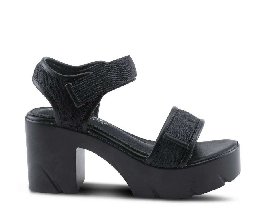 Heeled Sandals * | Best Pirce Women'S Patrizia Blakele Block Heeled Sandals Black