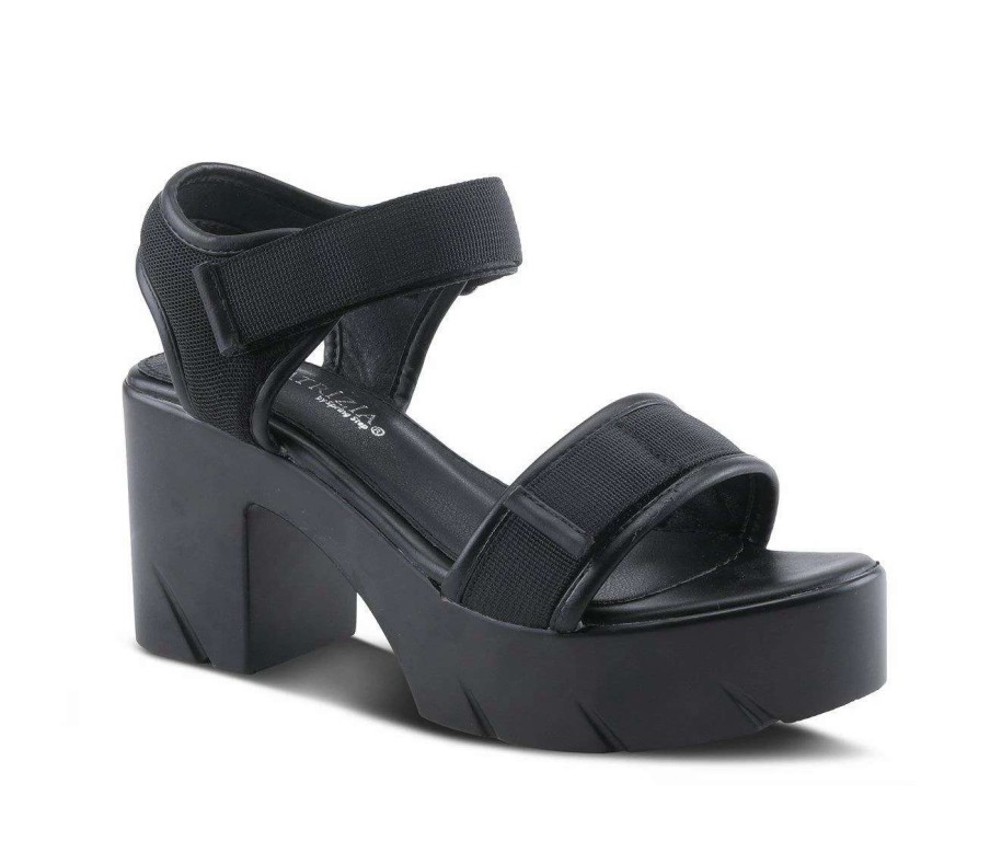 Heeled Sandals * | Best Pirce Women'S Patrizia Blakele Block Heeled Sandals Black