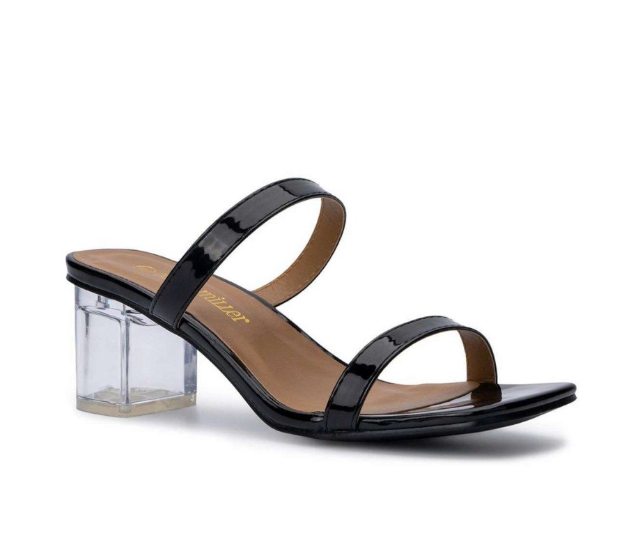 Block Heels * | Best Reviews Of Women'S Olivia Miller Sandra Dress Sandals Black