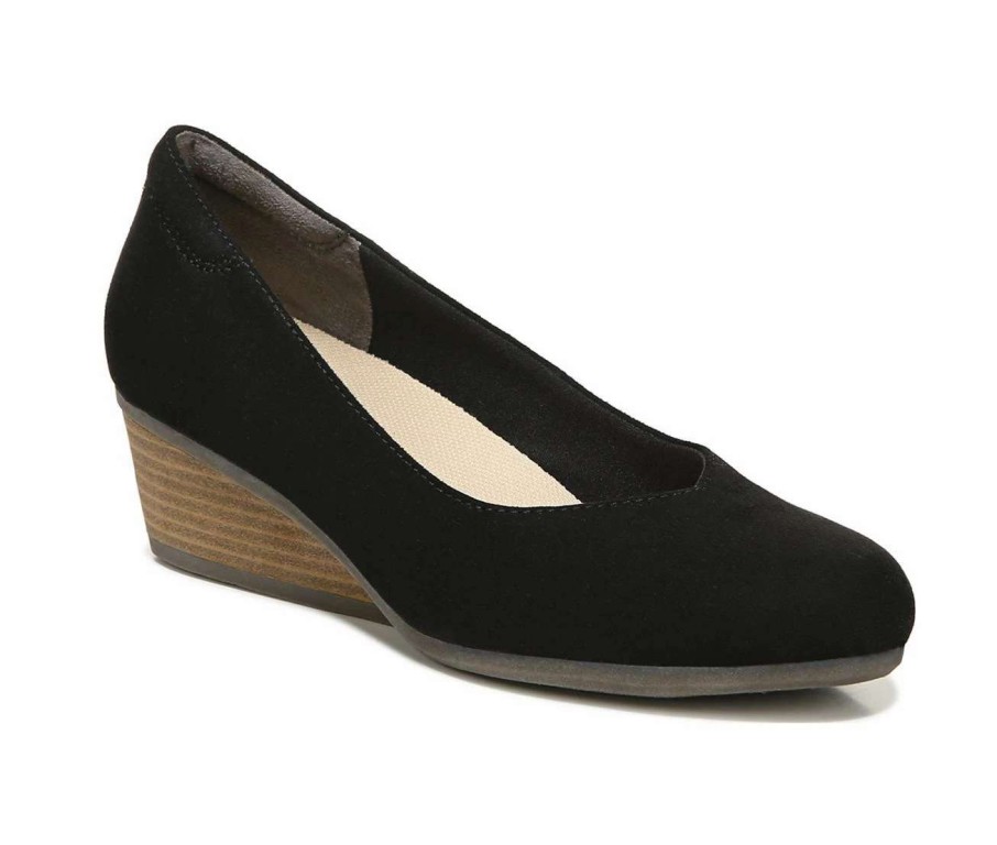 Wedge Heels * | Wholesale Women'S Dr. Scholls Be Ready Wedges Black