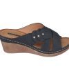 Wedge Sandals * | Best Pirce Women'S Gc Shoes Dorty Wedge Sandals Black