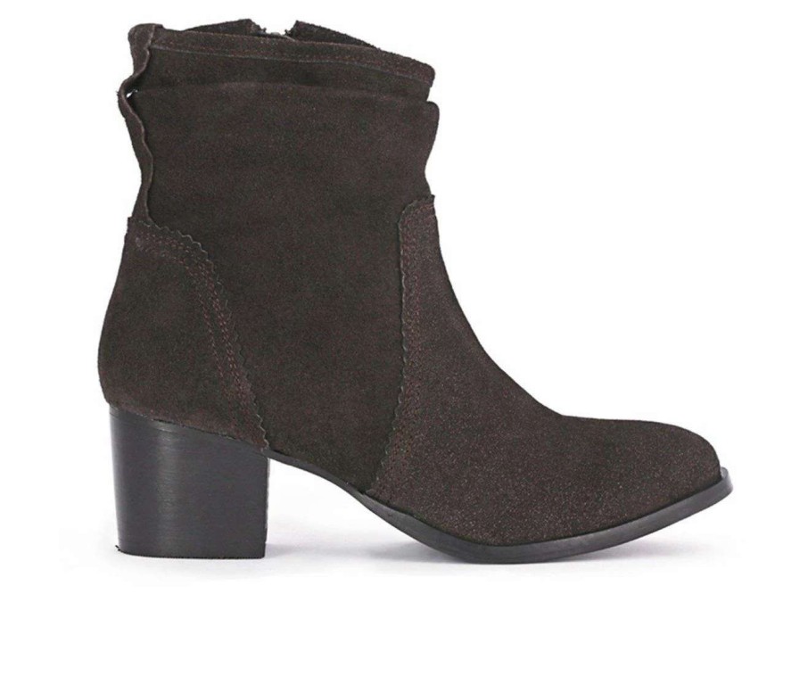 Ankle Boots And Booties * | Discount Women'S Rag & Co Bowie Heeled Booties Dk Brown