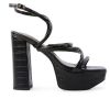 Platform Heels * | Deals Women'S London Rag Beam Platform Dress Sandals Black