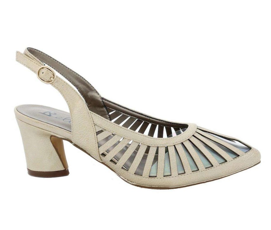 Block Heels * | Deals Women'S Bellini Love Pumps Gold