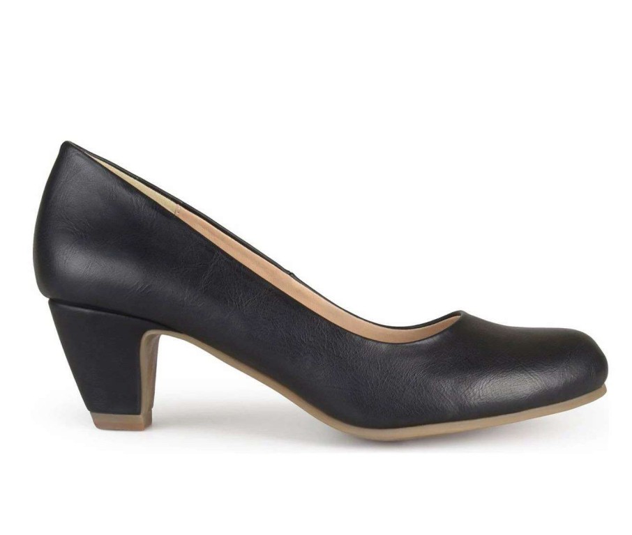 Block Heels * | Budget Women'S Journee Collection Luu-M Pumps Black